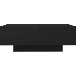 vidaXL - Salontafel - Zwart - Bewerkt hout - 90 x 60 x 31 cm Hot