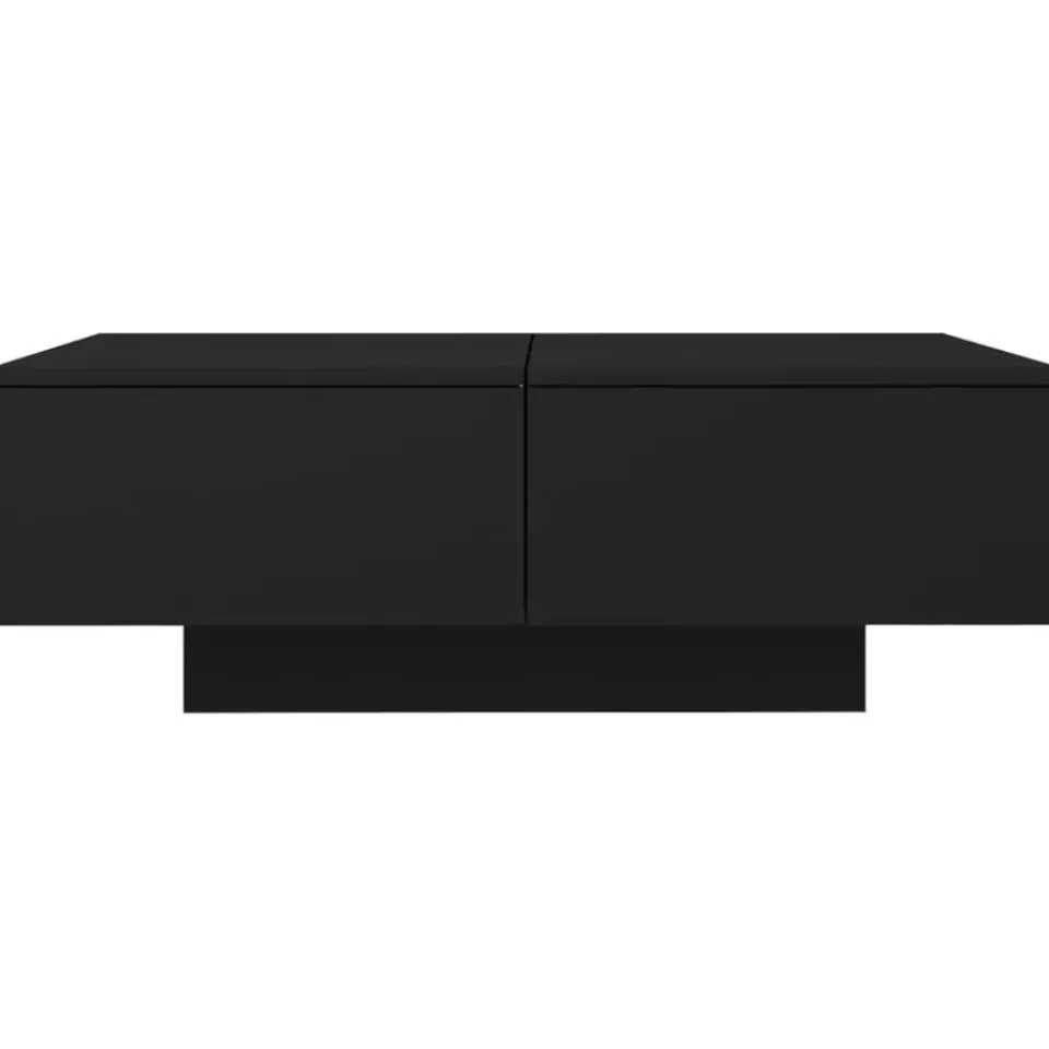 vidaXL - Salontafel - Zwart - Bewerkt hout - 90 x 60 x 31 cm Hot