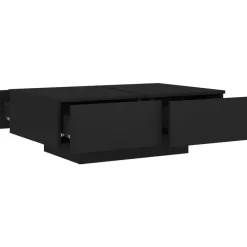 vidaXL - Salontafel - Zwart - Bewerkt hout - 90 x 60 x 31 cm Hot