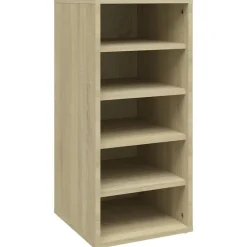 vidaXL - Schoenenkast - Bruin - Bewerkt hout - 31.5 x 35 x 70 cm Outlet
