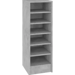 vidaXL - Schoenenkast - Grijs - Bewerkt hout - 31.5 x 35 x 92 cm Hot