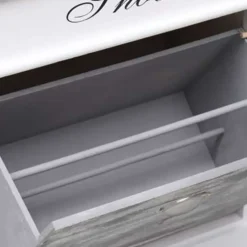 vidaXL - Schoenenkast - Grijs - Hout Discount