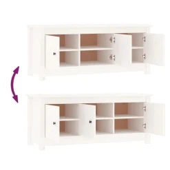 vidaXL - Schoenenkast - Wit - Grenenhout Outlet