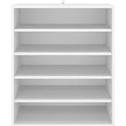 vidaXL - Schoenenkast - Wit - Bewerkt hout - 60 x 35 x 70 cm Sale