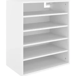 vidaXL - Schoenenkast - Wit - Bewerkt hout - 60 x 35 x 70 cm Sale