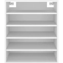 vidaXL - Schoenenkast - Wit - Bewerkt hout - 60 x 35 x 70 cm Sale