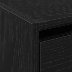 vidaXL - Schoenenkast met 3 kleppen 9 paar - Zwart eiken - 80x21x125,5 cm