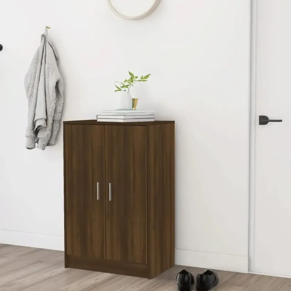 vidaXL - Schoenenrek - Bruin - Bewerkt hout - 60 x 35 x 92 cm Outlet