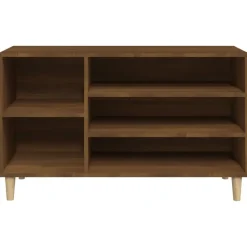 vidaXL - Schoenenrek - Bruin - Bewerkt hout Clearance