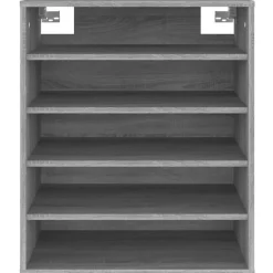 vidaXL - Schoenenrek - Grijs - Bewerkt hout - 60 x 35 x 70 cm Outlet
