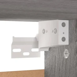 vidaXL - Schoenenrek - Grijs - Bewerkt hout - 60 x 35 x 70 cm Outlet