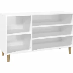 vidaXL - Schoenenrek - Wit - Bewerkt hout