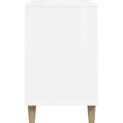 vidaXL - Schoenenrek - Wit - Bewerkt hout