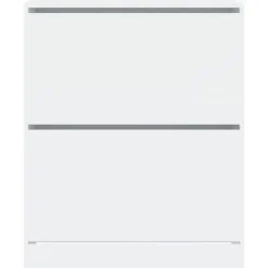 vidaXL - Schoenenrek - Wit - Bewerkt hout - 80 x 34 x 96.5 cm