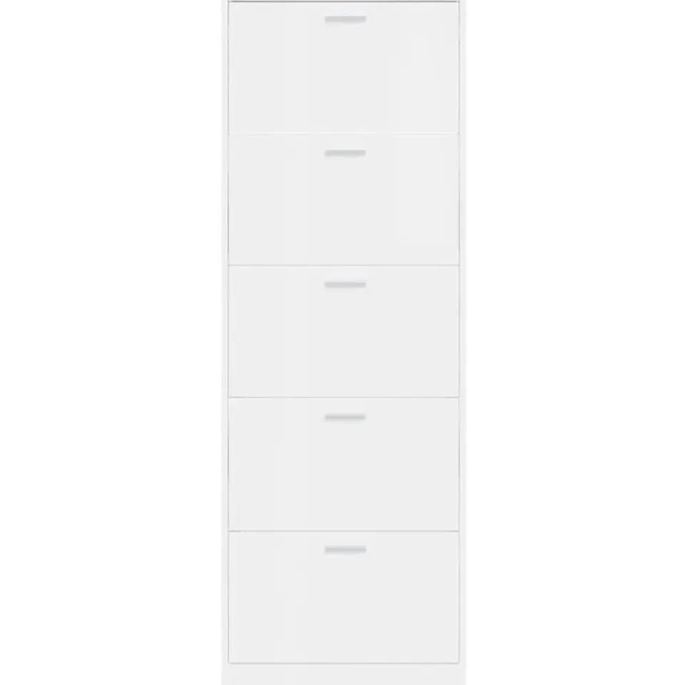 vidaXL - Schoenenrek - Wit - Bewerkt hout Best