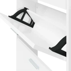 vidaXL - Schoenenrek - Wit - Bewerkt hout Best