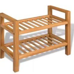 vidaXL - Schoenrek - Bruin - Hout Outlet