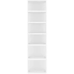 vidaXL - Schoenrek - Wit - Bewerkt hout - 2 stuks Clearance