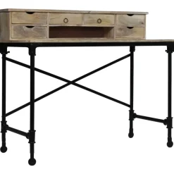 vidaXL - Schrijftafel - Bruin - Hout Outlet