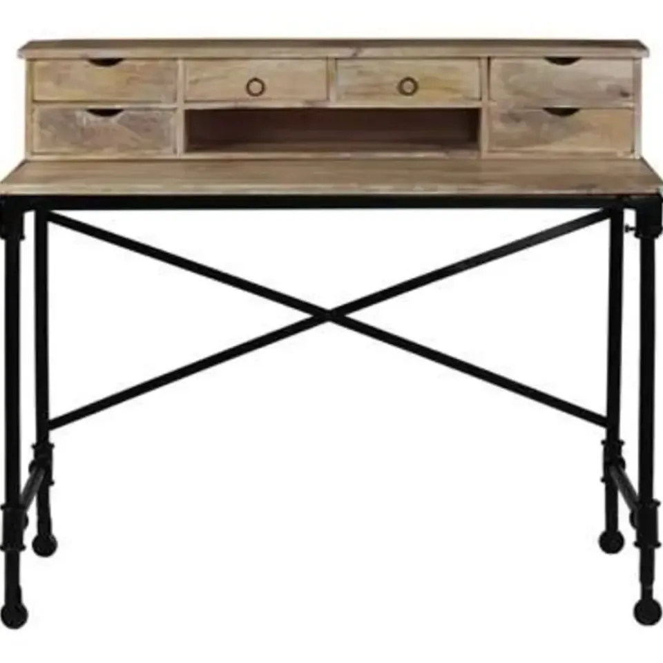 vidaXL - Schrijftafel - Bruin - Hout Outlet