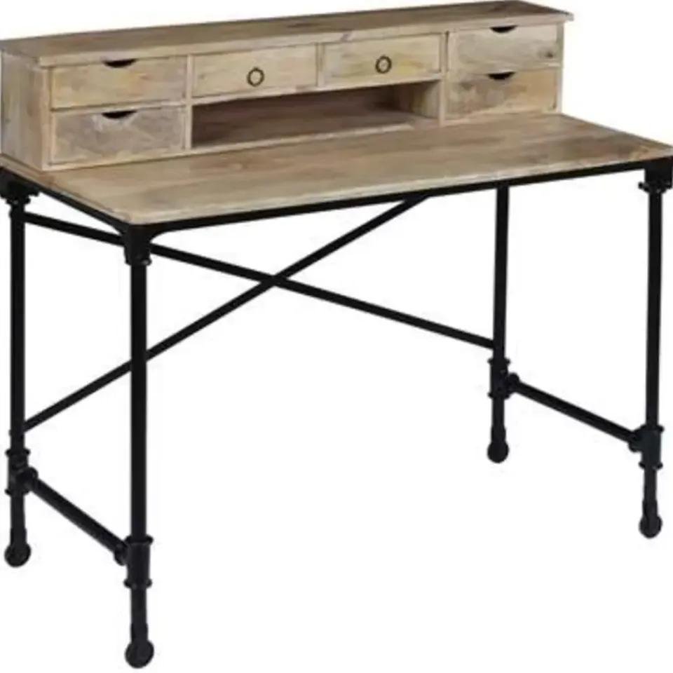 vidaXL - Schrijftafel - Bruin - Hout Outlet