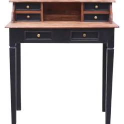 vidaXL - Schrijftafel - Bruin - Gerecycled hout Sale