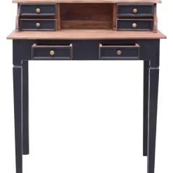 vidaXL - Schrijftafel - Bruin - Gerecycled hout Sale