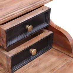 vidaXL - Schrijftafel - Bruin - Gerecycled hout Sale