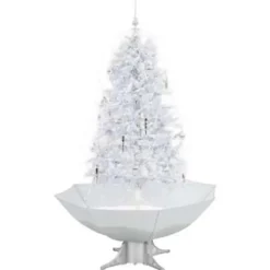 vidaXL - Sneeuwende Kerstboom - Wit - 170 x 105 cm