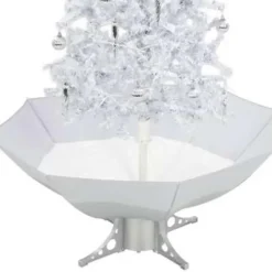 vidaXL - Sneeuwende Kerstboom - Wit - 170 x 105 cm