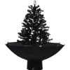 vidaXL - Sneeuwende Kerstboom - Zwart - 75 x 60 cm Online