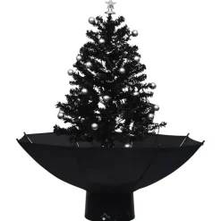 vidaXL - Sneeuwende Kerstboom - Zwart - 75 x 60 cm Online