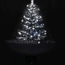 vidaXL - Sneeuwende Kerstboom - Zwart - 75 x 60 cm Online