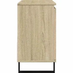 vidaXL - Sonoma eiken Wastafelonderkast met 1 deur 2 lades - 65x33x60 cm Sale