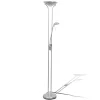 vidaXL - Staande Lamp - Zilver - Staal Discount