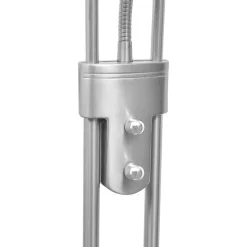 vidaXL - Staande Lamp - Zilver - Staal Discount