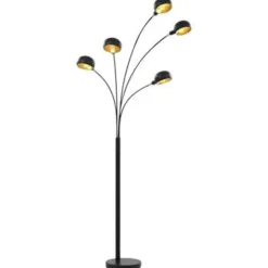 vidaXL - Staande Lamp - Zwart - Staal Outlet
