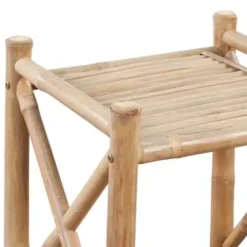 vidaXL - Staande Plank - Bruin - Bamboe Discount