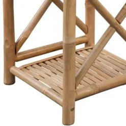 vidaXL - Staande Plank - Bruin - Bamboe Discount