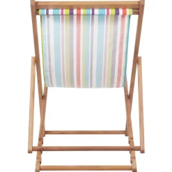 vidaXL - Strandstoel - Multikleur - Stof Outlet