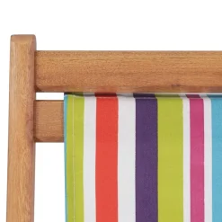 vidaXL - Strandstoel - Multikleur - Stof Outlet