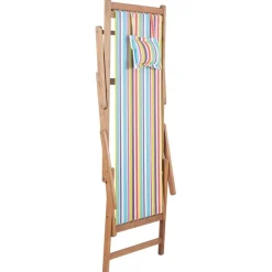 vidaXL - Strandstoel - Multikleur - Stof Hot