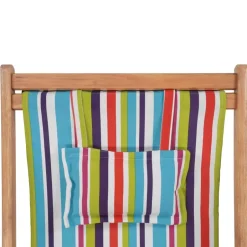 vidaXL - Strandstoel - Multikleur - Stof Hot