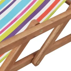vidaXL - Strandstoel - Multikleur - Stof Hot