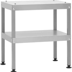 vidaXL - Tafel Voor Rookoven - Zilver - Staal New