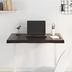 vidaXL - Tafelblad - Bruin - Eikenhout - 80 x 50 x 4 cm Hot