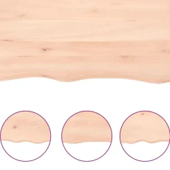 vidaXL - Tafelblad - Bruin - Hout - 180 x 60 x 6 cm Sale