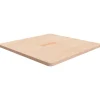 vidaXL - Tafelblad - Bruin - Eikenhout - 70 x 70 x 2.5 cm Outlet