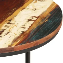 vidaXL - Tafeltje - Bruin - Gerecycled hout - Ø 40 x 34 cm - 2 stuks Hot