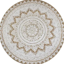 vidaXL - Tapijt - Beige - Jute - 120 cm Sale